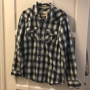 Men’s Plaid Button Down Shirt